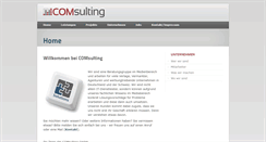 Desktop Screenshot of comsulting.de